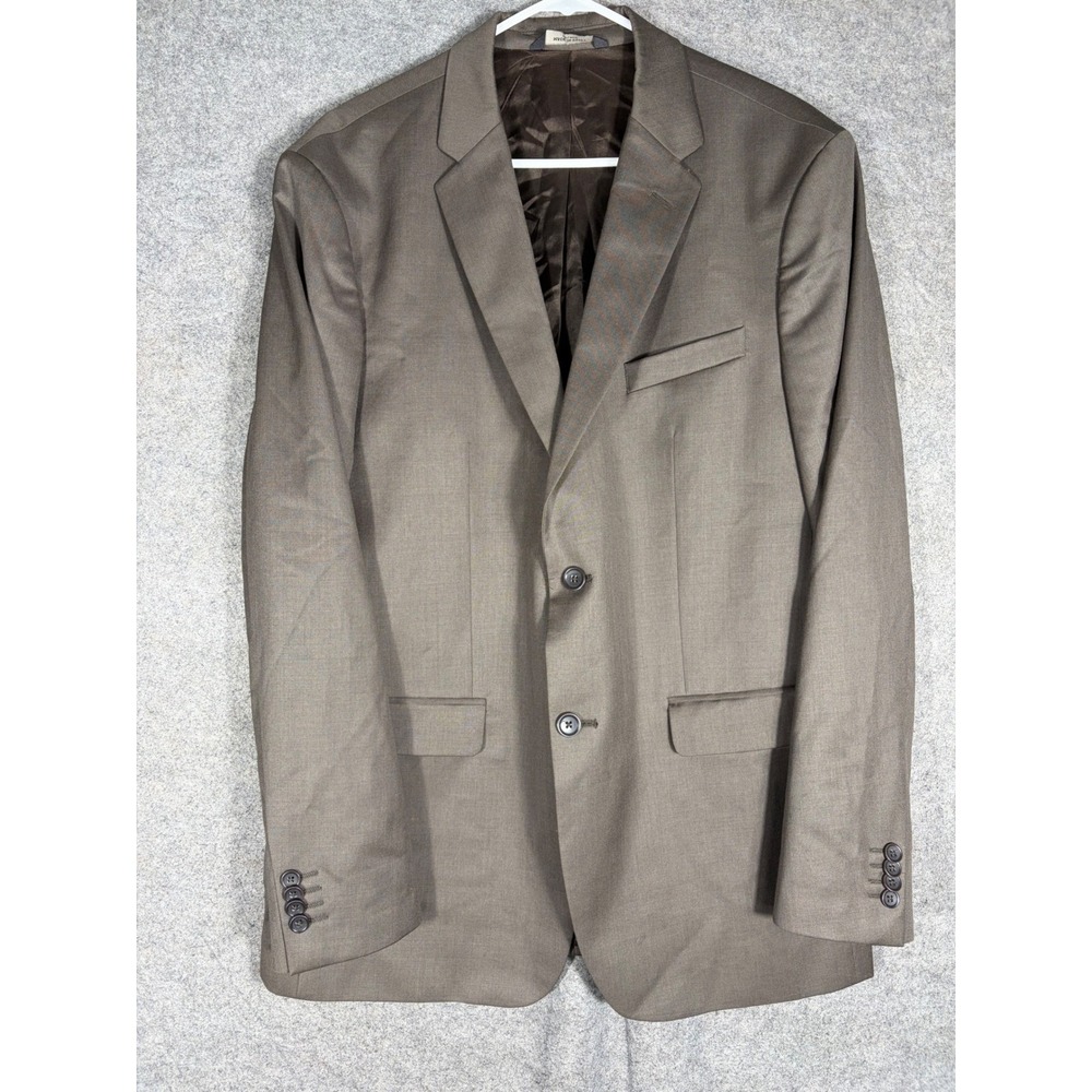 Banana Republic Mens 44 Regular Brown 100% Wool Tailored Fit Blazer Sport Coat